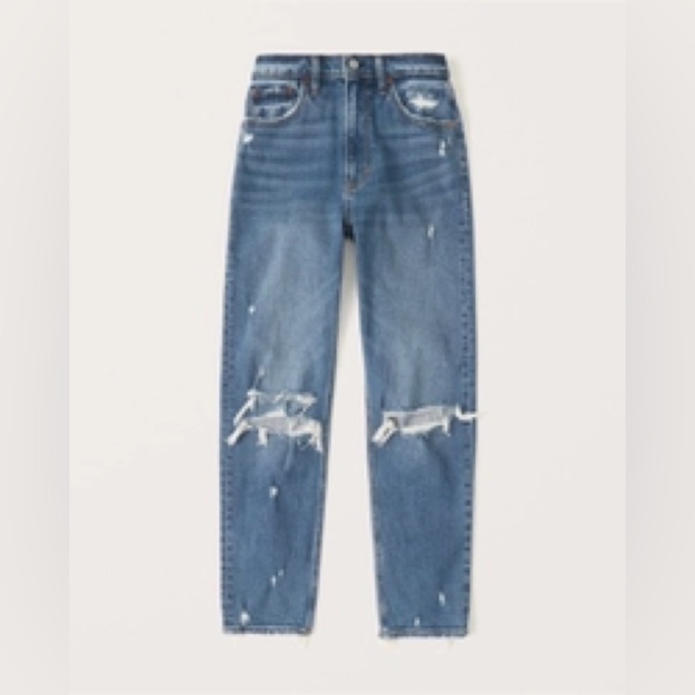 Abercrombie High Rise Mom Jeans